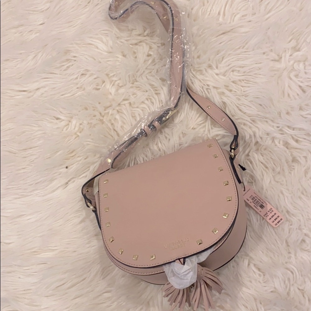 Victoria Secret blush pink cross body bag